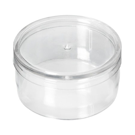 Visipak CLOSURE-ROUND PLUG-1"-(FDA)-CLEAR, 1000PK 053573